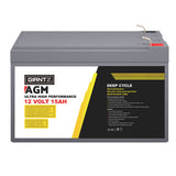 Giantz AGM Battery 12V 15Ah Deep Cycle Box Portable Solar Caravan Camping BATTERY-C-AGM-15