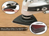 246Pcs Oscillating Tool Sanding Pad Kit, 3Pcs Triangle Sanding Pads and 3Pcs Finger Sanding Pad, V1370-AZ4-07631
