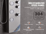 Shower Panel System, 4 Shower Modes Shower Panel Tower, Rainfall, Waterfall, 5 Full Body Massage V952-FTYS4CS2MSDPNYC1QV0