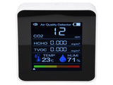 Air Quality Monitor 8 in 1 Real Time Color Screen Space Saving Widely Used CO2 Detector for TVOC V1294-YM0523-3113220040812