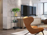 Modular Wire Storage 35x35cm Steel Shelving Black With Fixed Legs For Garage Warehouse Or Kitchen V63-841481