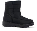 Women's Fleece-Lined Snow Boots, Waterproof Warm Winter Boots with Non-Slip Sole for Cold Weather V1189-LC-DG-00232