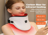 Electric Heated Neck Massager with Carbon Fiber Infrared Therapy & Customizable Temperatures V888-ELOSUNG15024