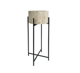 Natural Wood Potplanter on Cross Legged Stand 66cm V637-68114PLN