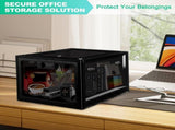 Lockable Medicine Box with Combination Code, BPA-Free Locking Storage Box for Medications Snacks V1237-ZY00B0DFXLLZG5