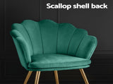 Artiss Armchair Velvet Green Callista UPHO-5002-VEL-GR