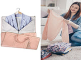 Pink Convertible Garment Duffel Bag with Leather Accents - Travel Weekender Bag for Suits and V888-ELOSUNG12951