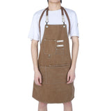 Adjustable Waterproof Apron with Pockets for Restaurant Kitchen Milk Tea Flower Shop Barber Supplies V1294-YM0901-3117200128511