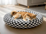 Pawz Circular Plush Dog Cosy Bed Calming Pet Plush Bed PT1369-L-AU