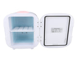 6L Mini Fridge Cooling Heating Low Noise Single Door Portable Small Refrigerator for Home Car Use V1294-YM0901-3113240077911