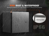 Steel Electrical Box, 40x30x25 cm, 304 Stainless Steel Electrical Enclosure Box, Wall-Mounted V952-BXGDQX16X12XBMZY8V0
