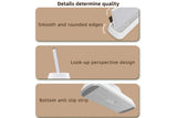 LCD Digital Alarm Clock With Transparent Display Dual Alarms 12/24H Snooze Date Week Temperature V1263-JX-8003