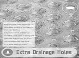 Square Non-Slip Mat with Suction Cups and Drain Holes, Soft Machine-Washable Bathtub Mat for V1189-LC-AMZ-00301