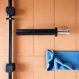 Black Wall Mount Holder with Quiet for Home Gym and Fitness Equipment Storage V1369-AZ3-W-19373