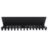 Medal Display Hanger Never Give Up Sturdy Shelf with Hooks Wall Mount Medal Holder Rack Frame V1294-YM0901-3117240088011