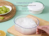 Shaved Ice Machine, Manual Ice Shaver Machine Snow Cone Machine with Ice Mold Box for Kitchen and V1192-AZ-W-3194