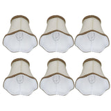 6Pcs Desktop Table Lamp Cover Fabric Lampshade Accessory for E14 Chandelier Light Bulb V1294-YM0901-3119200094011