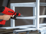 Paint Sprayer, Adjustable Nozzle Paint Sprayer with 1000ml Detachable Container, 2 Nozzles Fence, V1366-AZ2-W-09805