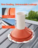 Metal Roof Pipe Flashing Boot Fits 254-483 mm Pipe High Temp Red Silicone V952-WDGDTGQHSGJL4E100V0