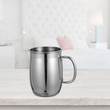Stainless Steel Travel Coffee Mug with Handle, Leak-Resistant Cup for Home, Office, Cafe Use, and V1370-AZ4-14940