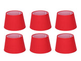 6Pcs Lampshade Modern Simple Cloth Art Inner Film Pendant Wall Light Shade Cover for Lamps E14 V1294-YM0718-3119200178111