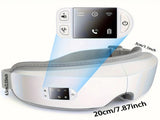 4D Smart Multifunctional Eye Massager with Air Pressure, Vibration, Heating, and Music. V1232-YBAMY001