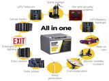 Giantz AGM Battery 12V 60Ah Deep Cycle Box Portable Solar Caravan Camping BATTERY-C-AGM-60