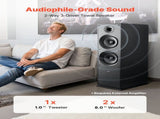 Floorstanding Speaker, 2-Way, Floor-Standing Tower Speaker with 25.4 mm Tweeter, Dual 203.2 mm V952-WYLDSYSQ1GZ8BNL7J001V0