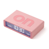 Lexon Flip Classic Reversible Alarm Clock - Pink V398-LD-LR157P4
