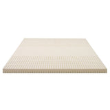 Giselle Bedding Latex Mattress Topper, 7.5cm Thick 7-Zone Pressure Relief Bed Pad with Washable TOPPER-LT-D-75