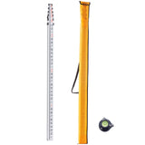 Aluminum Grade Rod, 18-Feet/10ths 6 Sections Telescopic Measuring Rod,Double-Sided Scale 1/10ft V952-YZCLG18YCFEEKTCTHV0