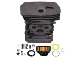 47mm Chainsaw Cylinder Piston Air Filter Relief Valve Set Replacement Fit for Husqvarna 455 460 V1294-YM0523-3111210362411