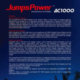 1000W Portable Power Station JumpsPower Battery Charger 716Wh LED Light V274-VE-JP-PPS-AC1000