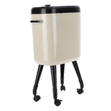 Tall Trash Can with Wheel Legs 15L Large Capacity Narrow Garbage Can for Kitchen Bathroom Living V1294-YM0901-3117250150413