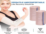 Premium compression bandages Pack of 6 elastic bandages - self-adhesive - for injuries to wrists, V1259-DP01-BO-198