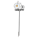 Durable Iron Bike Garden Stake Multi-Color for Outdoor Adornment V1370-AZ4-16916