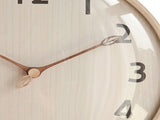 Wood Wall Clock Retro Quiet Decorative 12 Inch Round Wall Clock for Home Bedroom Living Room Decor V1294-YM0901-3115240111011