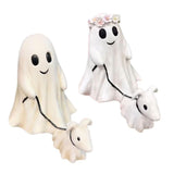 Ghost Walking Dog Statue Multipurpose Innovative Exquisite Decorative Resin Ghost Walking Dog Decor V1294-YM0901-3115240064812