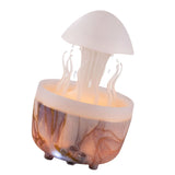 Rotating Raindrop Humidifier 300ml Essential Oil Diffuser with Remote Control 7 Color Light 4H 6H 8H V1294-YM0901-3113240348113