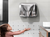 Heavy Duty Commercial Hand Dryer, 1800W Automatic High Speed Stainless Steel Warm Wind Hand Blower, V952-BGSGSJBXGZDGAR9TKV3