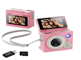 Sized Double Lens Camera with 32GB Memory Card, Green
Double Lens Miniature Thumb Camera with V1107-CS-MZJSDHHY14