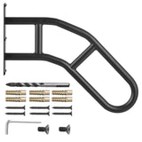 Handrails for Outdoor Steps, 32" Length Wall Mount Safety Railings for 1-3 Steps, U-Shaped Handrail V952-CXSBSHS32IN1Q0NRVV0