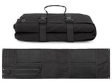 Black Portable Tactical Shooting Mat - Lightweight Roll-Up Ground Pad for Outdoor Range & Hunting V888-ELOSUNG34308