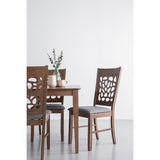 Asbel Timber Dining Chair x2 - Cocoa V656-241360