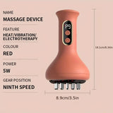 Smart Lymphatic and Back Massager, featuring deep tissue massage and portable design. Powered by USB V1232-LBAMQ001