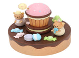 Music Box Bear and Dessert House Shape Valentine's Day Gifts Home Decoration Wooden Crafts V1294-YM0901-3115210087711