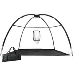 Everfit 3.5m Golf Practice Net Portable Training Aid Driving Target Tent Black PN-G006-BK