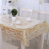 PVC Tablecloth Protector Table Cover Dining Table Cloth Plastic 2800x1170mm 2.0mm V63-838811