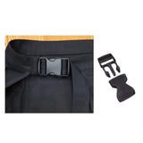 Waist Tool Apron with Multi-Pocket Waitress Server Apron, Black Waterproof Waiter Half Apron with V1366-AZ2-W-26831