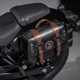 Motorcycle retro rear seat bag detachable side bags, PU leather waterproof and wear-resistant, V1232-MTCB-001